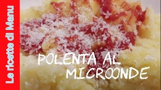 Polenta col microonde [upl. by Jere]