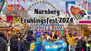 Auf geht’s zum Nürnberger Frühlingsfest 2024  Werbung   Clip by CoolKirmes [upl. by Ahsikel]