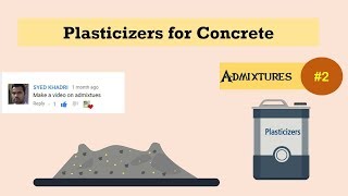 Plasticizers for Concrete  Admixtures 2 [upl. by Suiravad]