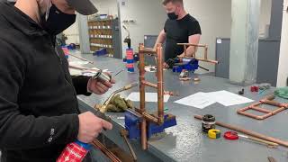 Pipe Skills on our Introduction to Plumbing Courses [upl. by Meredeth]