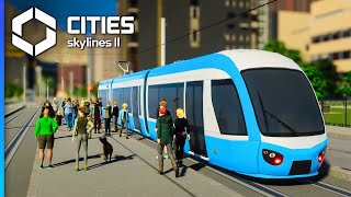 Over 20000 People use Trams in Linden Heres why — Cities Skylines 2 [upl. by Lello]