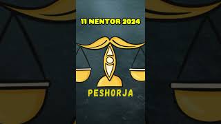 PESHORJA  Horoskopi ditor 11 nentor 2024 [upl. by Mikaela]