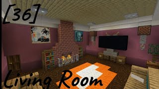 How To Build Stampys Lovelier World 36 Living Room [upl. by Enyawud]