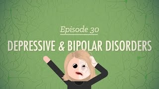 Depressive and Bipolar Disorders Crash Course Psychology 30 [upl. by Reddin532]