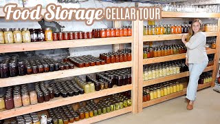 FOOD STORAGE CELLAR TOUR  PANTRY TOUR  CANNING RECIPES  MEAL PREP COOK WITH ME LARGE FAMILY MEALS [upl. by Yemac156]