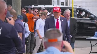 Trump Kemp to make joint remarks in Columbia County on Helene recovery [upl. by Nodarb444]