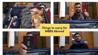 Things to carry for MBBS Abroad  Packing tips  MBBS Abroad  Lviv National Medical University [upl. by Meeki]