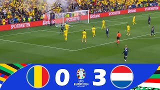 RomaniaOlanda 03  UEFA Euro 2024  Highlights della Partita [upl. by Forrest]