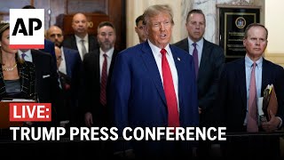 LIVE Trump addresses New York civil fraud trial full press conference [upl. by Christis]