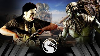 Mortal Kombat X  Leatherface Vs Kotal Kahn Very Hard [upl. by Aiderfla]