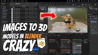 Transform your photo collection into 3D models in blender [upl. by Eedyaj]