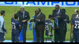 lavezzi VS thiriez et la remise du trophée des champion 2013 [upl. by Weirick561]