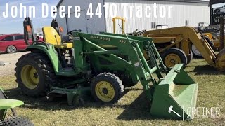 John Deere 4410 Tractor Selling at our Spring 2024 OnlineOnly Machinery Consignment Auction [upl. by Cruz710]