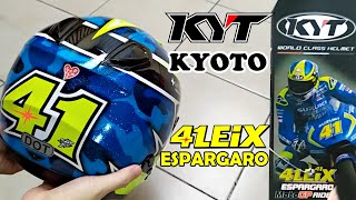 Helm KYT KYOTO Aleix Espargaro Special Edition [upl. by Tootsie]