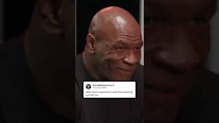 Mike Tyson responds to Jake Paul claiming hell KO him [upl. by Lil523]