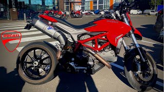 Ducati Hypermotard 821 Review and first ride [upl. by Ecydnak951]