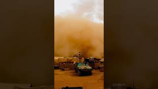 The craziest sand storm you’ll ever see army military deployment [upl. by Enyaht]