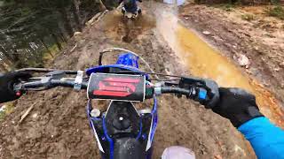 January Enduro ride  mud and snow 41 [upl. by Arais248]