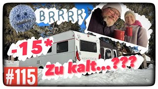 Wintercamping ohne Gas  Überteuert 🥶Bei 15° auf der Suche nach dem Glück [upl. by Orvil]