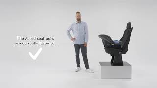 Installation instructions for the Astrid car seat [upl. by Serolod]