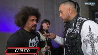 Carlito habla con The Judgment Day en Backstage  WWE Raw 06052024 En Español [upl. by Onitsoga]