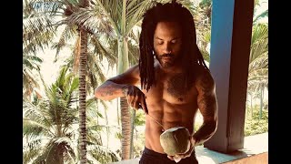 Lenny Kravitz on his Raw Vegan Lifestyle in the Bahamas 2020 [upl. by Teilo]