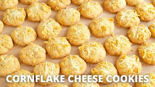 Renyah dan ngeju CORNFLAKE CHEESE COOKIES [upl. by Townie]