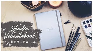 Rhodia Webnotebook Review SHOULD YOU BUY IT InDepth Bullet Journal Notebook Review [upl. by Rolyab]