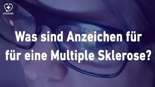 Was sind Anzeichen für Multiple Sklerose [upl. by Nottirb]