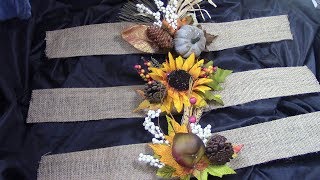 DIY Fall Curtain Tiebacks Three DesignsPier I Imports Inspired [upl. by Yasmar119]