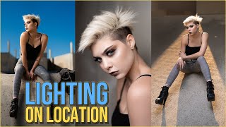 Off Camera Flash Photography  Concrete Desert Portraits with Godox AD400 Pro [upl. by Elah]