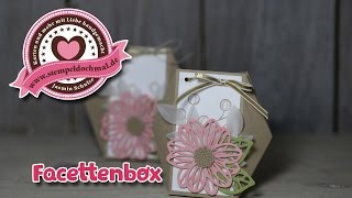 Tutorial Facettenbox mit Produkten von Stampin Up [upl. by Nivalc636]