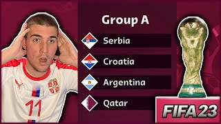 PROMESAO SAM GRUPE SVETSKOG PRVENSTVA  FIFA 23 WORLD CUP MODE [upl. by Beauvais409]