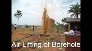 Borehole Drilling Air Lifting and Borehole Camera Investigation [upl. by Adiaros104]