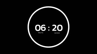 10 Minute Countdown Timer with Animated Circle  4K Black Screen  100 FREE [upl. by Nady]