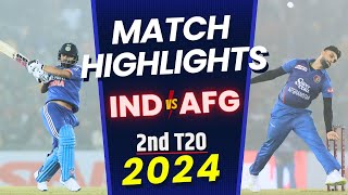 India vs Afghanistan 2nd T20 Highlights  IND vs AFG T20 HIGHLIGHTS  IND vs AFG 2024 [upl. by Alexandros]