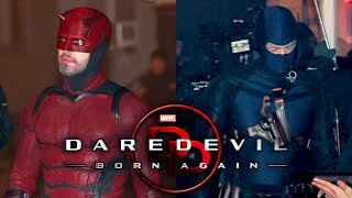 First Look At Daredevil amp Bullseye’s Suits In Daredevil Born Again [upl. by Ybocaj]