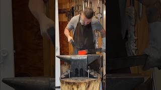 Forging the Elven Sword axe blade vikings survival blacksmith forging welding [upl. by Eelirrem209]