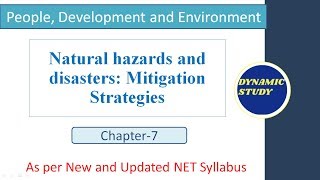 Natural hazards and disasters Mitigation Strategies Unit9 People Dev and Environment [upl. by Clemente]