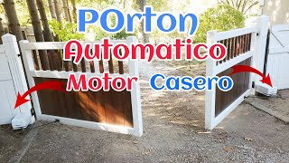 Porton automático casero [upl. by Nytnerb]