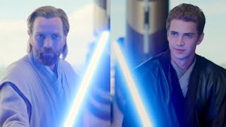 Anakin Skywalker vs ObiWan Kenobi DeAged 4K HDR  ObiWan Kenobi Feature Supercut [upl. by Notna]