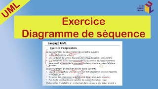 Diagramme de Sequence UML  Exercice Corrigé [upl. by Foushee]