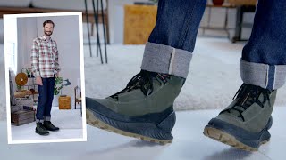 How to Wear  ECCO Mens Exostrike GTX Boots [upl. by Ticon]