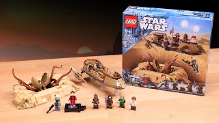 LEGO Star Wars Desert Skiff amp Sarlacc Pit REVIEW  Set 75396 [upl. by Bulley937]