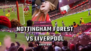 Nottingham Forest vs Liverpool Away Day Matchday Vlog  Captain Chaos Darwin Nunez Wins The Game [upl. by Preuss]