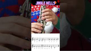 CLARINET Easy Jingle Bells clarinet [upl. by Eimrots]