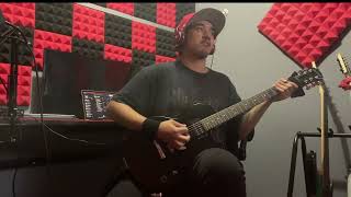 Job For A Cowboy Knee Deep  guitar cover one take [upl. by Igiul]