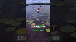 CRAZY KAYAKER PULLS A WEAPON ON FISHERMAN 😳😳 shorts trending [upl. by Yahsram]