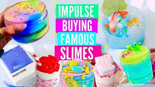 I Impulse Bought Slimes From Famous Slime Shops [upl. by Knitter896]