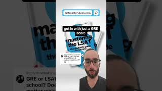 Taking The GRE Instead Of LSAT Law School Admissions [upl. by Atiuqet]